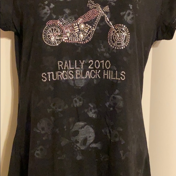 Sturgis Bike Rally 2010 Event Black T-Shirt - L - Picture 1 of 11